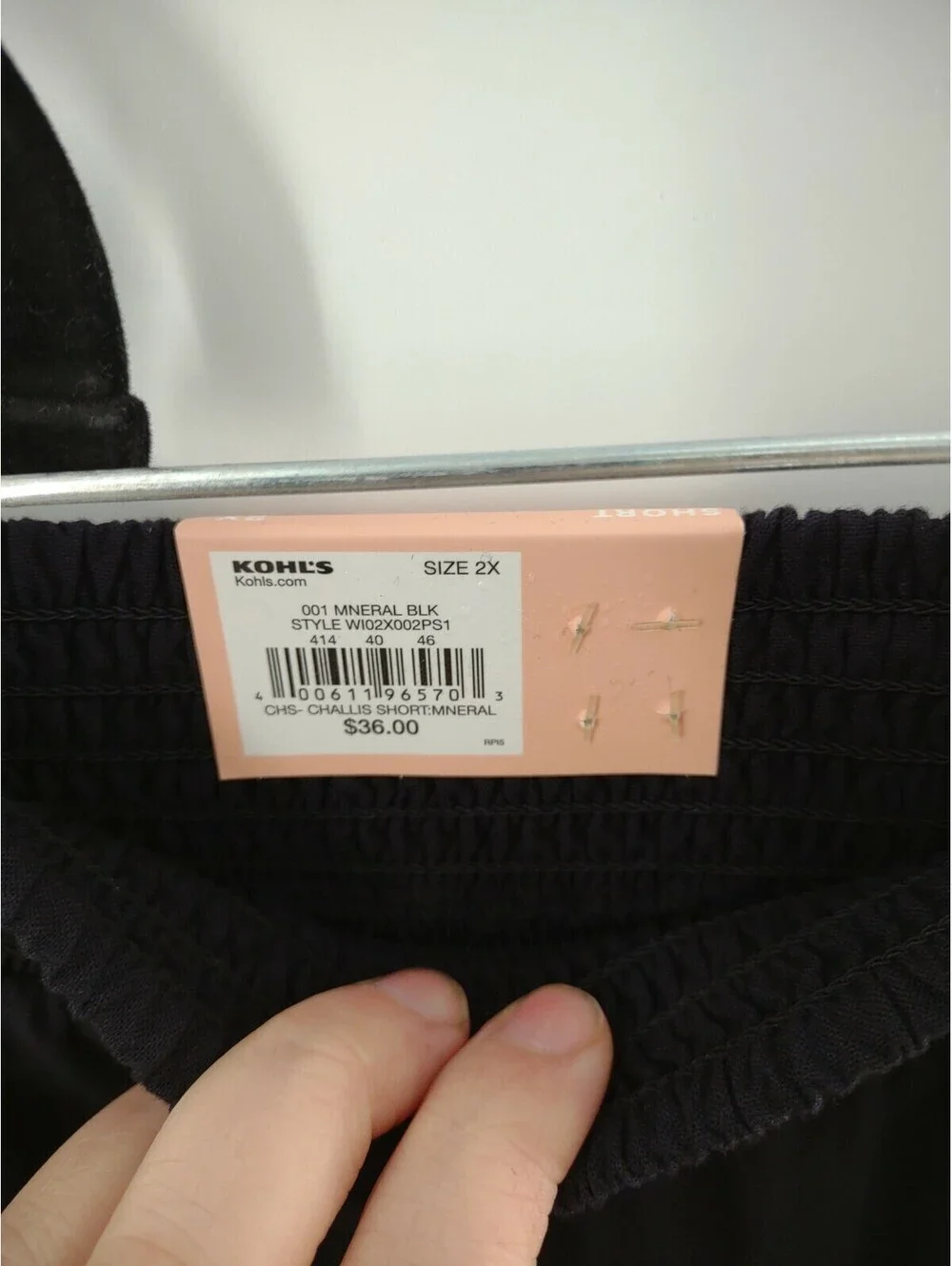 EVRI shorts Midrise 2x Black 067